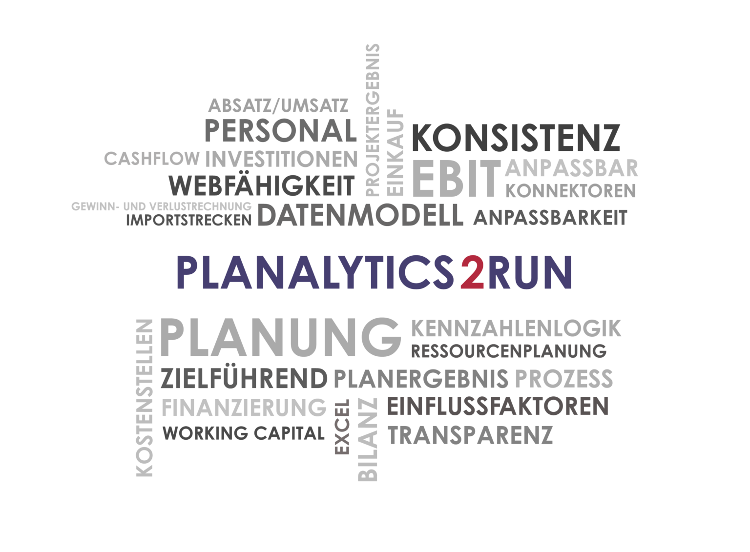 BI2run - Wordcloud Planalytics2run