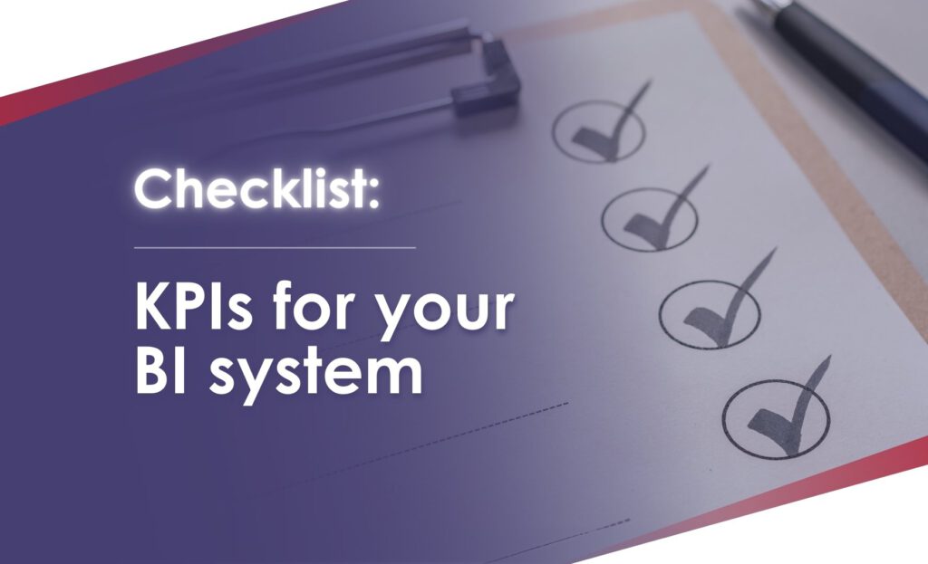 BI2run - Checklist KPIs BI-System