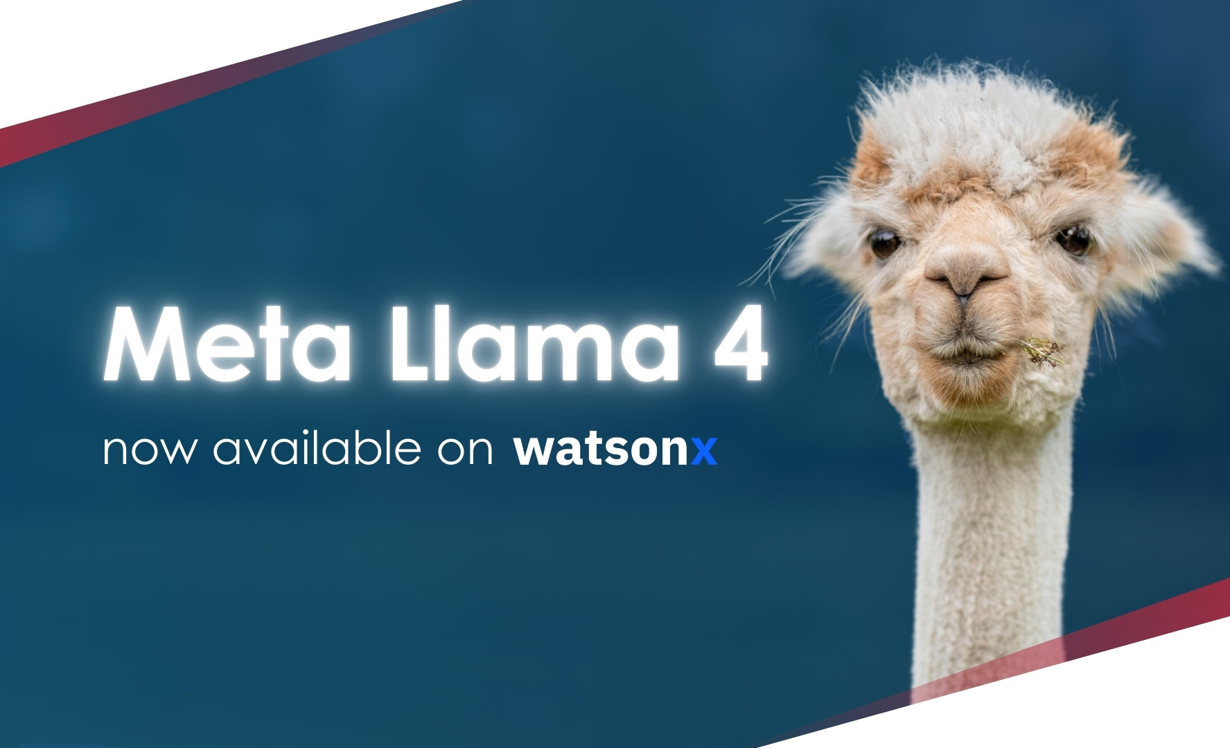 New standards in AI development Meta Llama 4 now available on watsonx