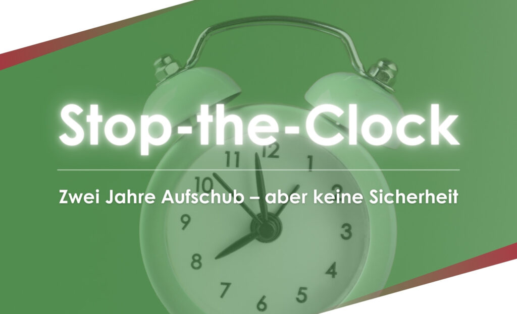 BI2run - Stop the Clock ESG