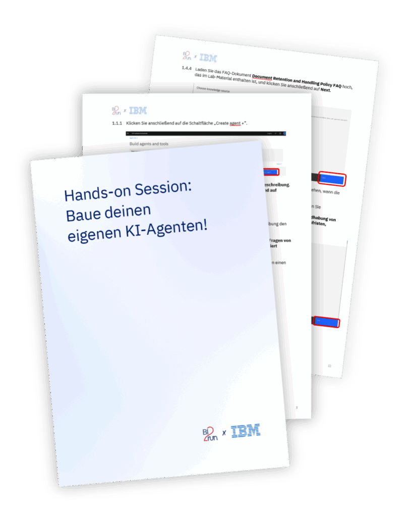 BI2run - Baue deinen eigenen KI-Agenten