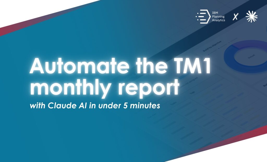 BI2run - Automate the TM1 monthly report